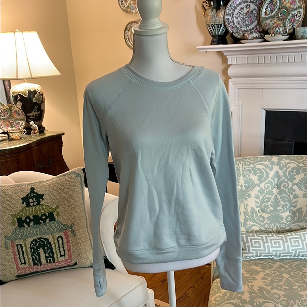 Banana Republic Pale Blue Athletic Leisure Top Size Small